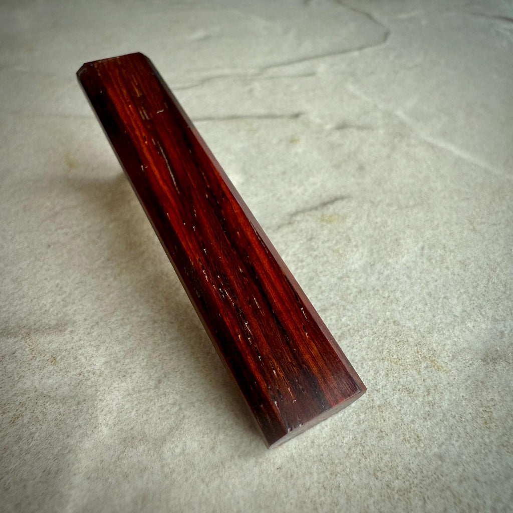 Cocobolo Wood Tie Clip: Sustainable Groomsmen Accessory